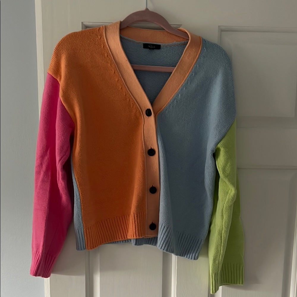 Like new, Rails Pink and Orange Cardigan Sweater